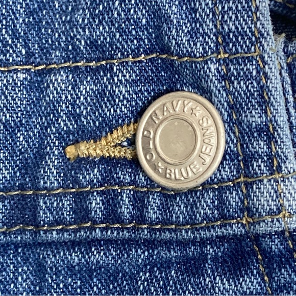 Old Navy Juniors Overalls The Best in Demin Classic Blue Jeans Size 16 Cotton - Picture 5 of 16